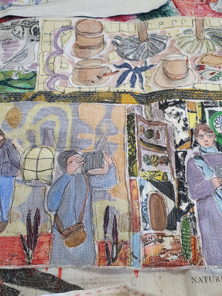 Anne Kelly's distinctive netting technique