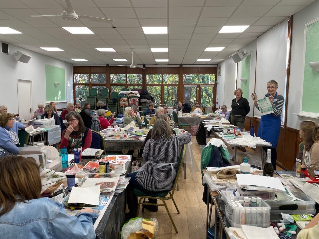 Gelli printing workshop